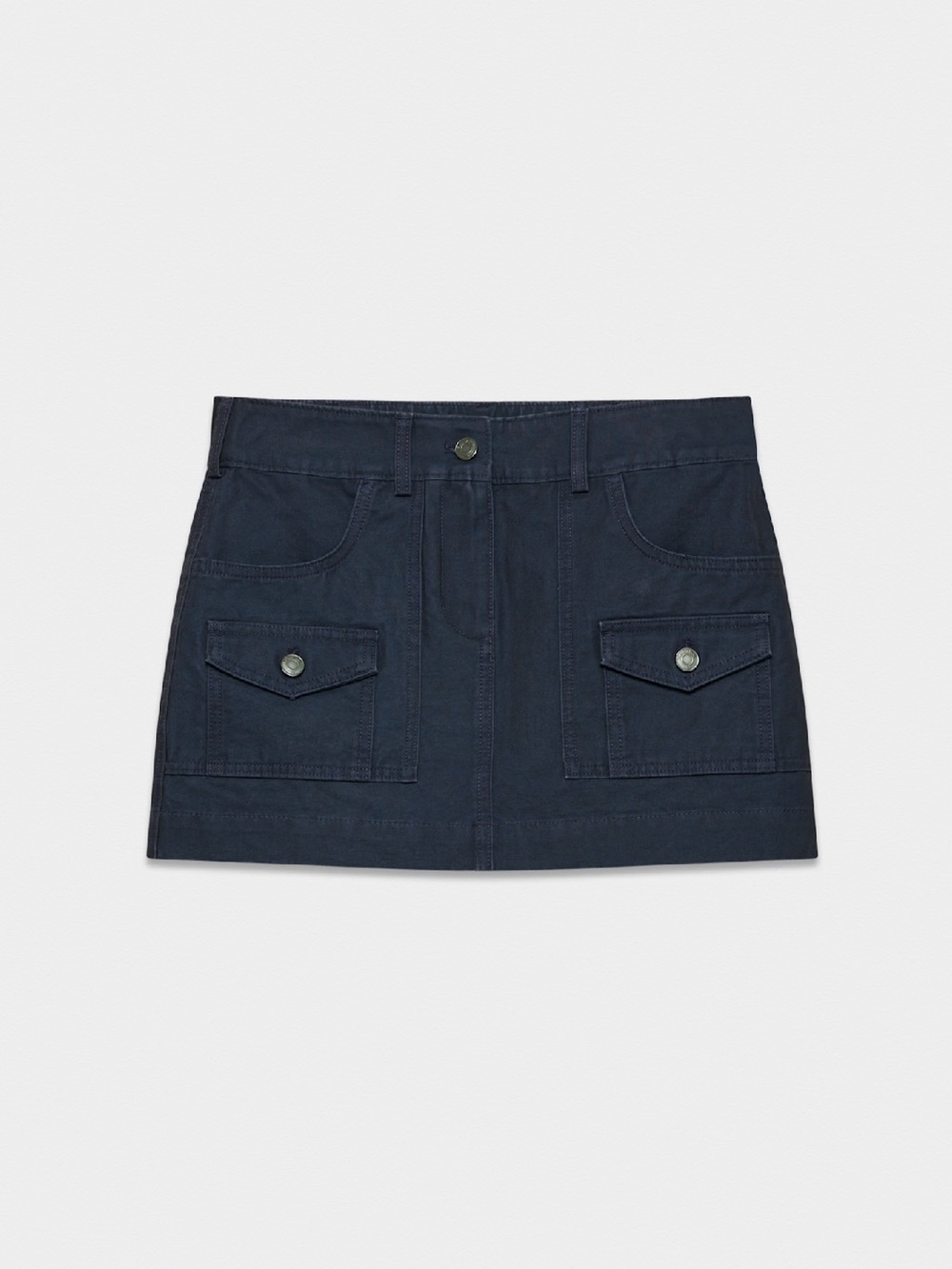 NWT Aritzia Sunday Best Kaya Admiral Cargo Skirt Low Rise Navy Mini Skirt Sz 0